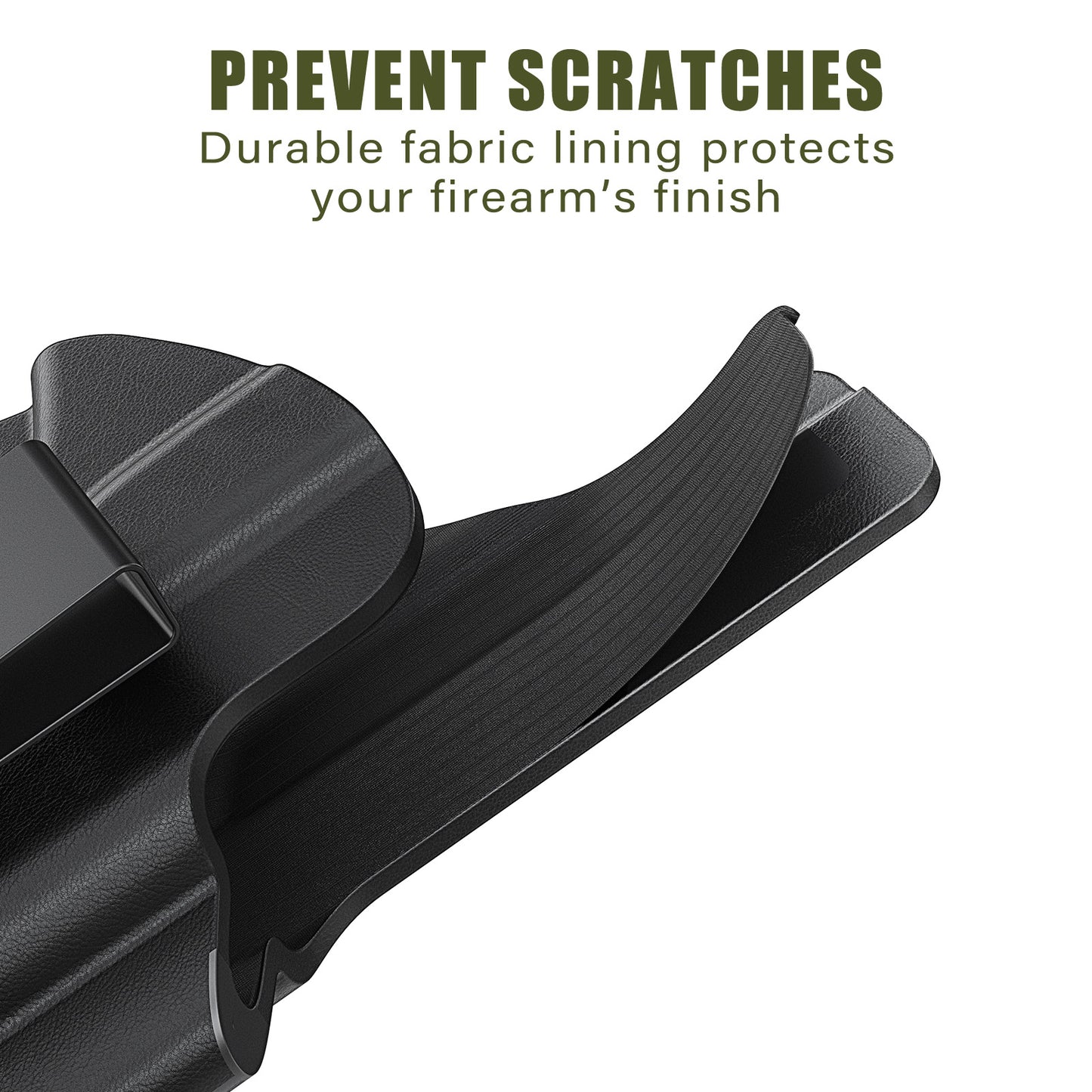 MUNALO IWB Holster Compatible with Glock 43, 43X, 43X MOS - Concealed Carry Holster with Concealment Claw Ideal for Appendix Inside Waistband