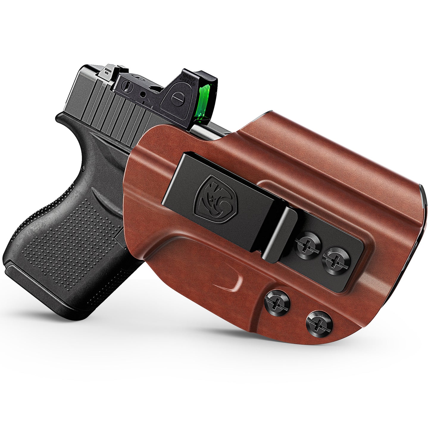 MUNALO IWB Holster Compatible with Glock 43, 43X, 43X MOS - Concealed Carry Holster with Concealment Claw Ideal for Appendix Inside Waistband