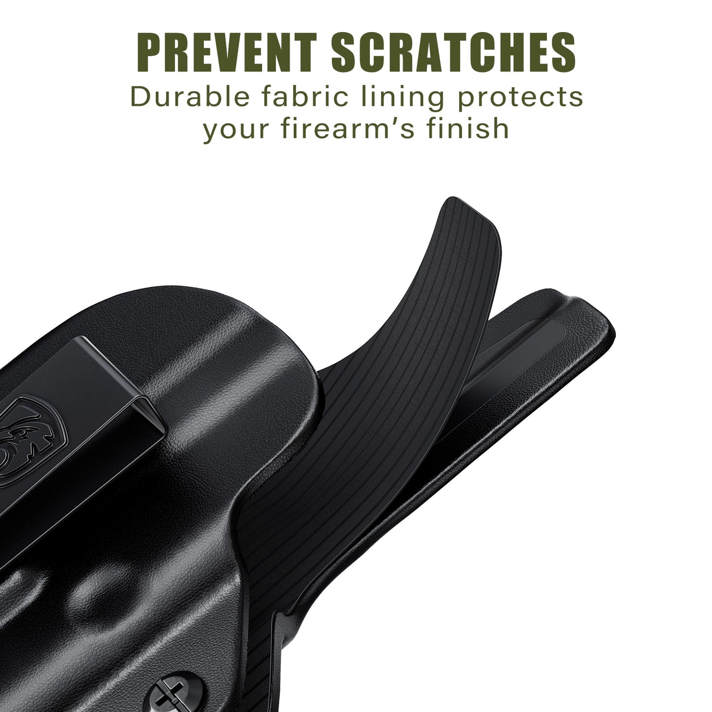 MUNALO IWB Holster Compatible with Glock 43X MOS and 43X Rail with Streamlight TLR-7 Sub/TLR-7 X Sub Light - Concealed Carry Holster with Optic Cut, Appendix Inside Waistband (Right Hand)