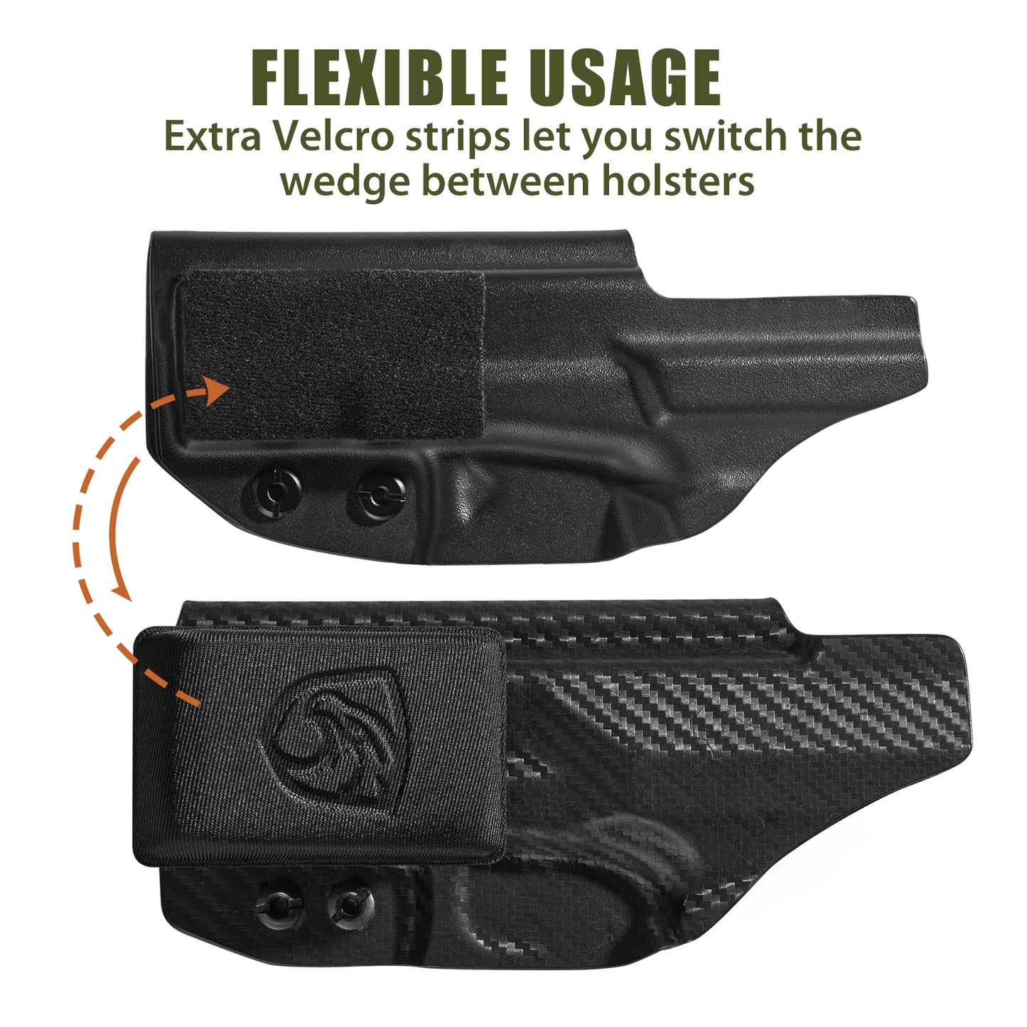 MUNALO Holster Wedge Appendix Carry Wedge Kit Universal Holster Foam Pad IWB Holster Foam Backer Concealed Carry Accessories for Better Concealment and Comfort
