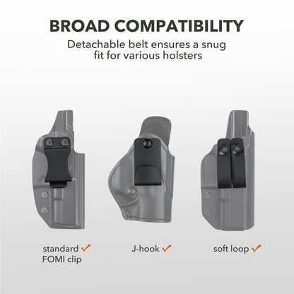 MUNALO Belly Band Holster for Women & Men Concealed Carry Gun Holsters Tactical Pistol Belt Compatible with Any Kydex Holster for Running, Hiking, Jogging & EDC (Kydex Holster not Included)