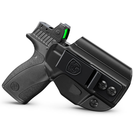 MUNALO IWB Holster for Smith & Wesson Bodyguard 2.0, with Claw, Right Hand | Concealed carry, hybrid build for comfort, fabric lining protects your firearm's finish, concealment claw, optic cut