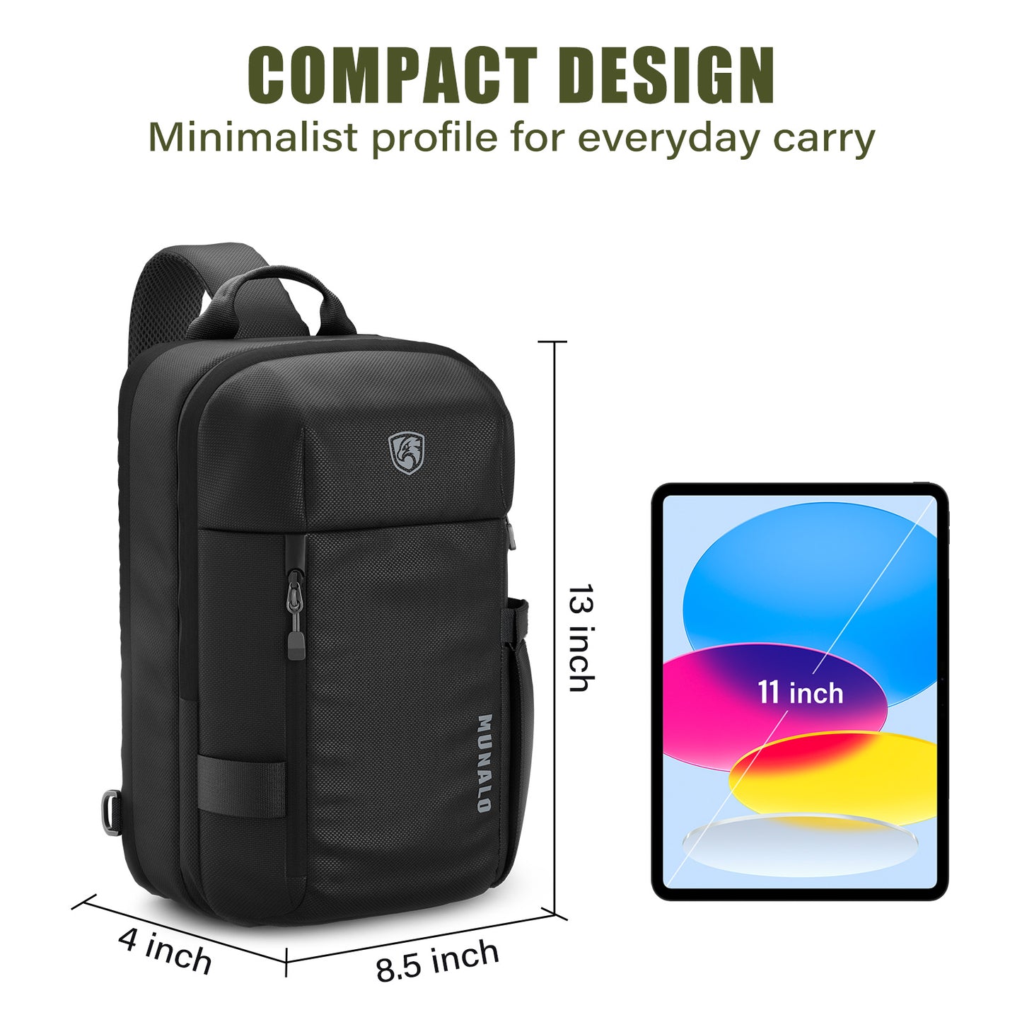 Concealed Carry Bag for Men & Women - CCW Sling Bag, Tactical Crossbody/Cross Body EDC Holster Bags for Pistol/Gun - Ideal for Trigger Coverage & Quick Draw Access