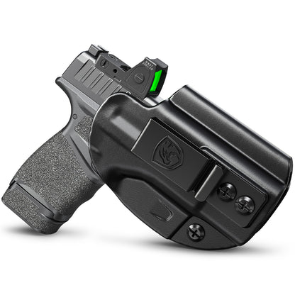 MUNALO IWB Holster Compatible with Springfield Armory Hellcat Micro-Compact 9mm (Standard & OSP Models) - Concealed Carry Hybrid Holster with Optic Cut, Appendix Inside Waistband, Right-Hand