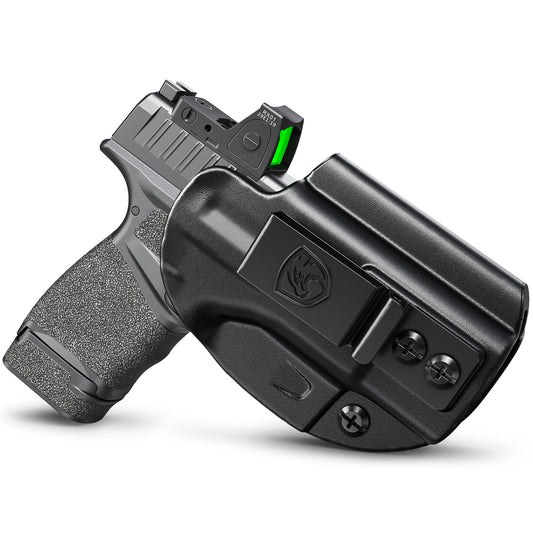 MUNALO IWB Holster Compatible with Springfield Armory Hellcat Micro-Compact 9mm (Standard & OSP Models) - Concealed Carry Hybrid Holster with Optic Cut, Appendix Inside Waistband, Right-Hand