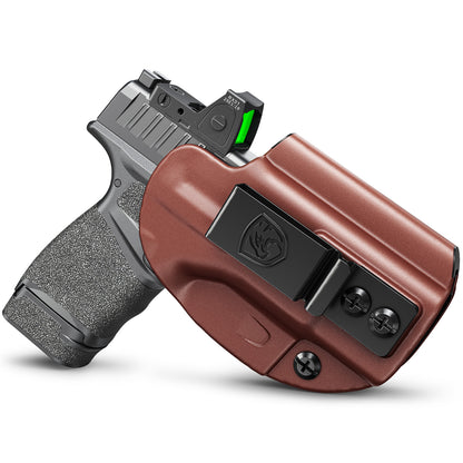 MUNALO IWB Holster Compatible with Springfield Armory Hellcat Micro-Compact 9mm (Standard & OSP Models) - Concealed Carry Hybrid Holster with Optic Cut, Appendix Inside Waistband, Right-Hand
