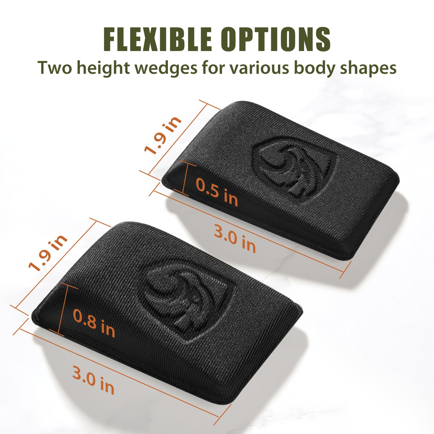 MUNALO Holster Wedge Appendix Carry Wedge Kit Universal Holster Foam Pad IWB Holster Foam Backer Concealed Carry Accessories for Better Concealment and Comfort