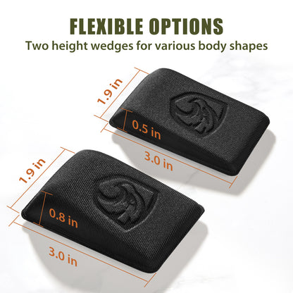 MUNALO Holster Wedge Appendix Carry Wedge Kit Universal Holster Foam Pad IWB Holster Foam Backer Concealed Carry Accessories for Better Concealment and Comfort
