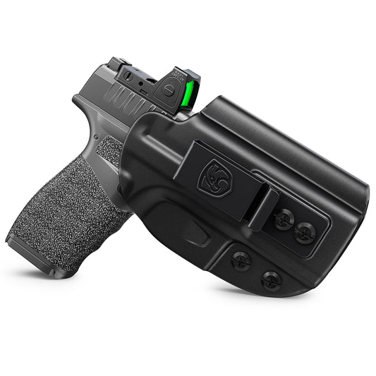 MUNALO IWB Holster Compatible with Springfield Armory Hellcat Pro - Hybrid Multi-Layer Concealed Carry Holster with Optic Cut, Appendix Carry, Right-Hand Draw