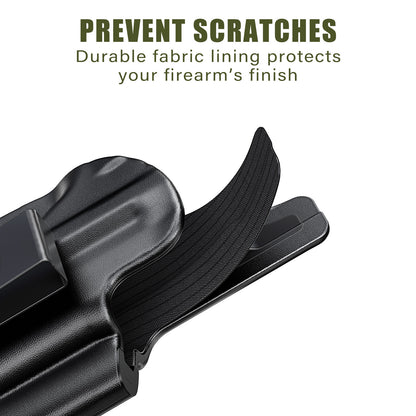 MUNALO IWB Holster Compatible with Springfield Armory Hellcat Pro - Hybrid Multi-Layer Concealed Carry Holster with Optic Cut, Appendix Carry, Right-Hand Draw