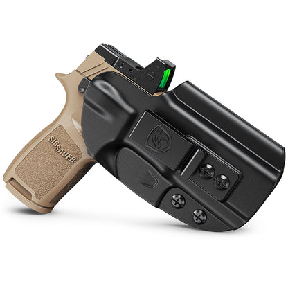 IWB Holster Compatible with SIG Sauer P320-M18, P320 Compact and P320 XCompact – Concealed Carry Holster with Optic Cut, Appendix Inside Waistband