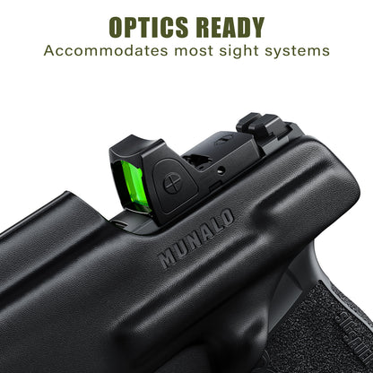 MUNALO IWB Holster Compatible with SIG Sauer P365, P365X and P365 SAS - Concealed Carry Holster with Optic Cut, Appendix Inside Waistband