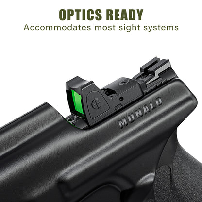 IWB Holster Compatible with Smith & Wesson M&P Shield Plus, Shield M2.0, and Shield (Original/1.0) - Concealed Carry Holster with Optic Cut, Appendix Inside Waistband (Right-Hand)